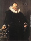 Nicolaes Woutersz van der Meer by Frans Hals
